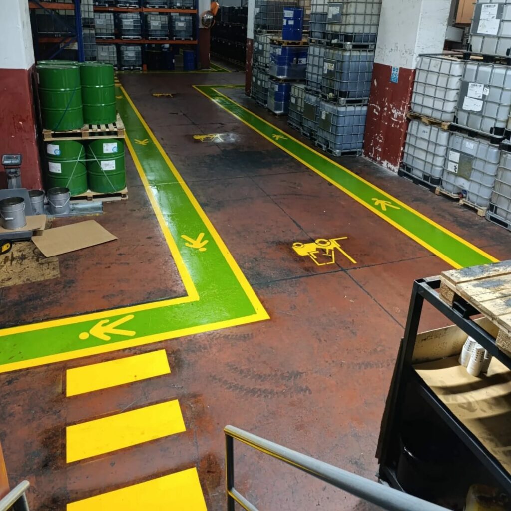 Fabrika İSG Zemin Boyama